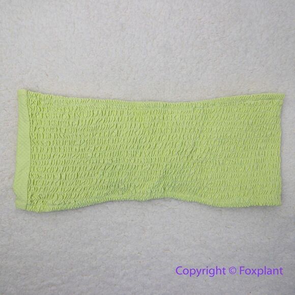 NEW Stone fox swim free people meadow bikini top pomelo pique, size L - Picture 8 of 12